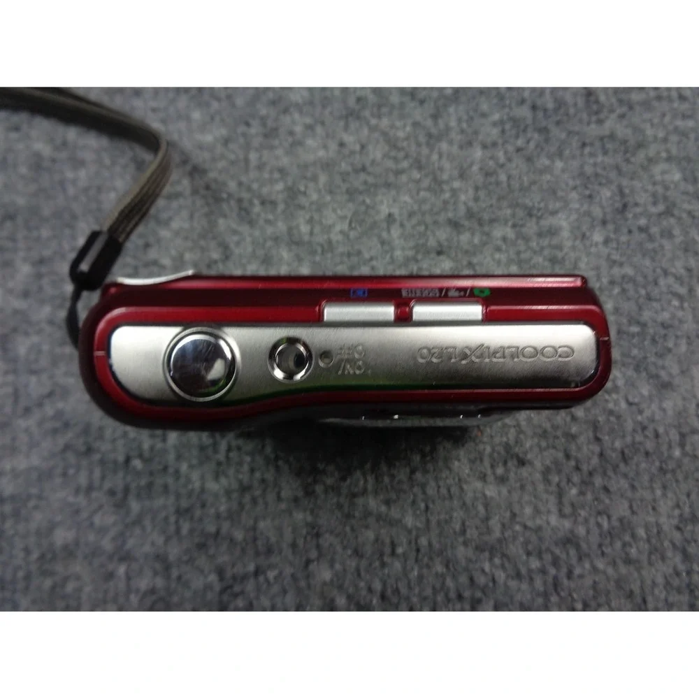 Nikon Coolpix L20 Red Digital Camera 3 Inch LCD Screen 3.6 Zoom 10 Megapixels
